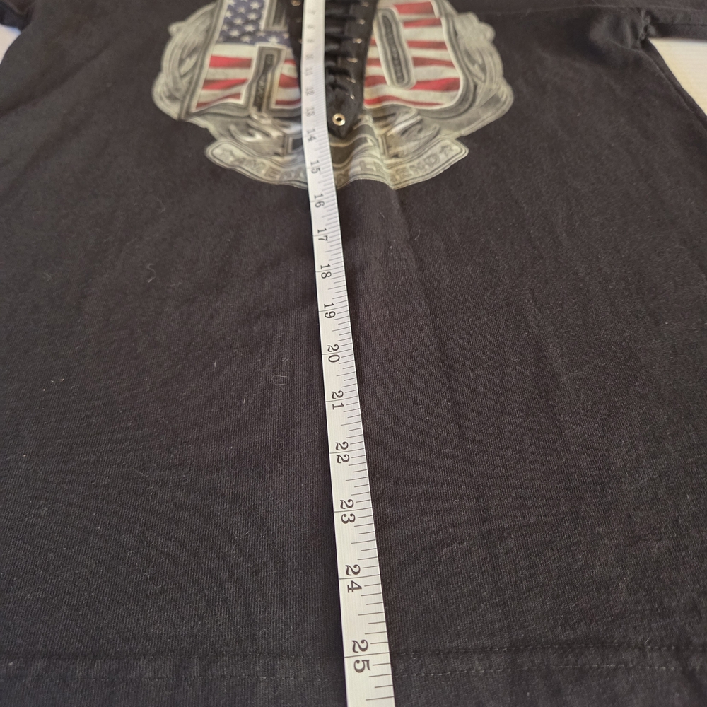 Harley-Davidson Bravado Black Lace-Up Womens Tee - Picture 8 of 8